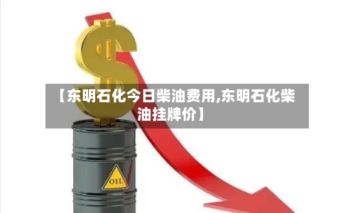 【东明石化今日柴油费用,东明石化柴油挂牌价】-第2张图片