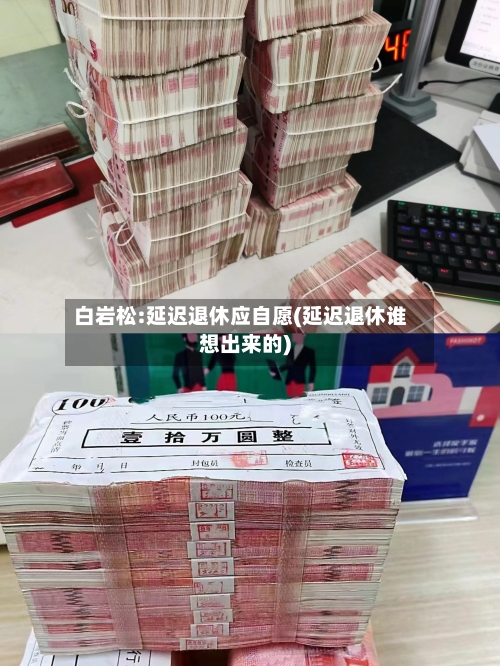 白岩松:延迟退休应自愿(延迟退休谁想出来的)-第2张图片