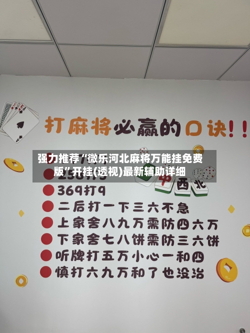 强力推荐“微乐河北麻将万能挂免费版	”开挂(透视)最新辅助详细-第2张图片