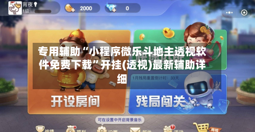 专用辅助“小程序微乐斗地主透视软件免费下载”开挂(透视)最新辅助详细-第2张图片