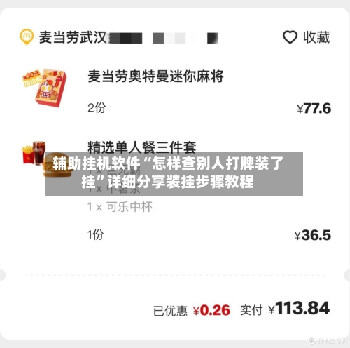 辅助挂机软件“怎样查别人打牌装了挂	”详细分享装挂步骤教程-第2张图片