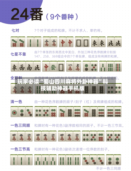 玩家必读“蜀山四川麻将外卦神器”科技辅助神器手机版