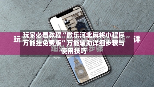 玩家必看教程“微乐河北麻将小程序万能挂免费版”万能辅助详细步骤与使用技巧-第2张图片