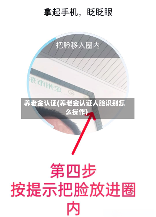 养老金认证(养老金认证人脸识别怎么操作)