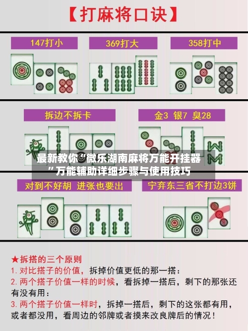 最新教你“微乐湖南麻将万能开挂器	”万能辅助详细步骤与使用技巧-第3张图片