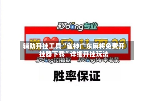 辅助开挂工具“雀神广东麻将免费开挂器下载”详细开挂玩法