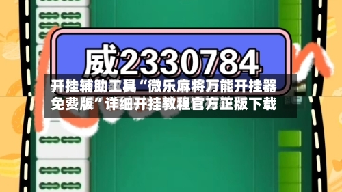 开挂辅助工具“微乐麻将万能开挂器免费版”详细开挂教程官方正版下载-第2张图片