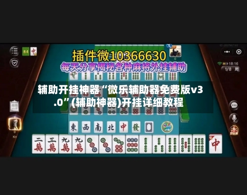 辅助开挂神器“微乐辅助器免费版v3.0	”(辅助神器)开挂详细教程-第2张图片