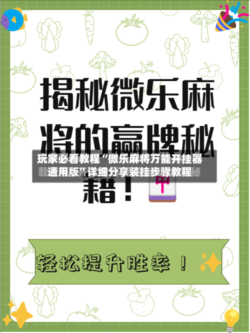 玩家必看教程“微乐麻将万能开挂器通用版”详细分享装挂步骤教程-第3张图片
