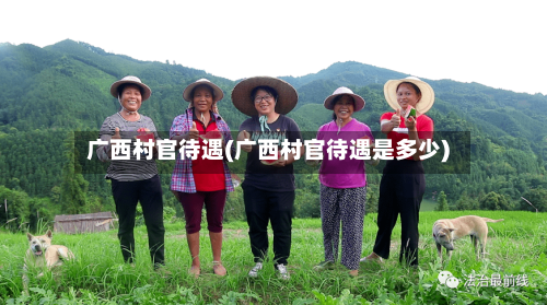 广西村官待遇(广西村官待遇是多少)
