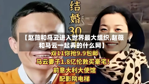 【赵薇和马云进入世界最大组织,赵薇和马云一起弄的什么网】