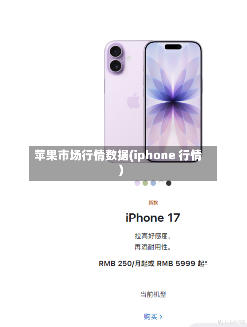 苹果市场行情数据(iphone 行情)