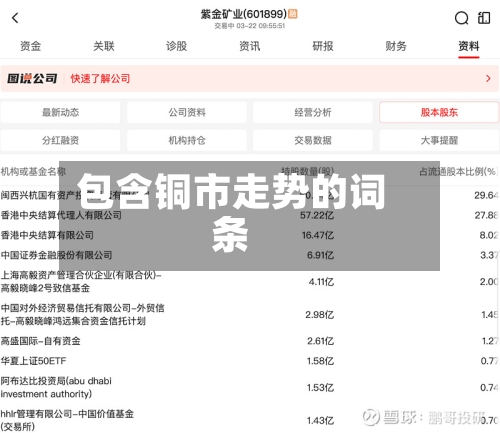 包含铜市走势的词条