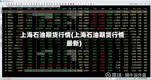 上海石油期货行情(上海石油期货行情最新)
