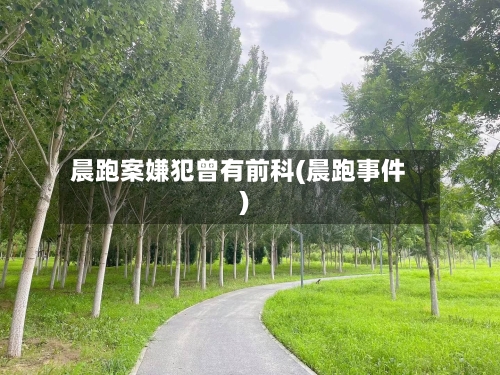 晨跑案嫌犯曾有前科(晨跑事件)