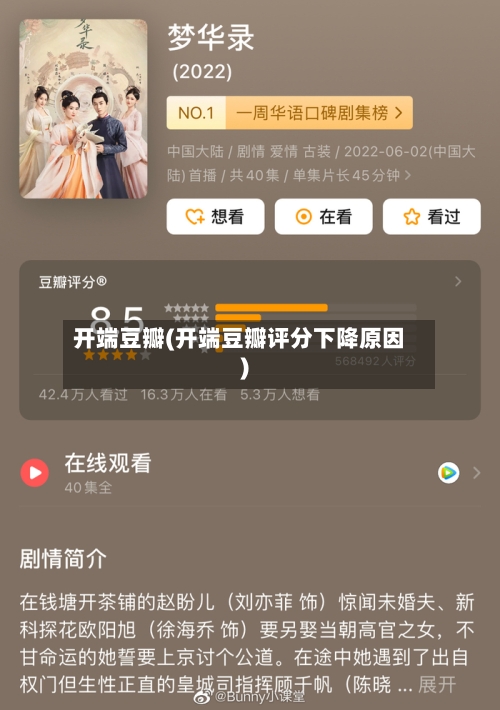 开端豆瓣(开端豆瓣评分下降原因)-第2张图片